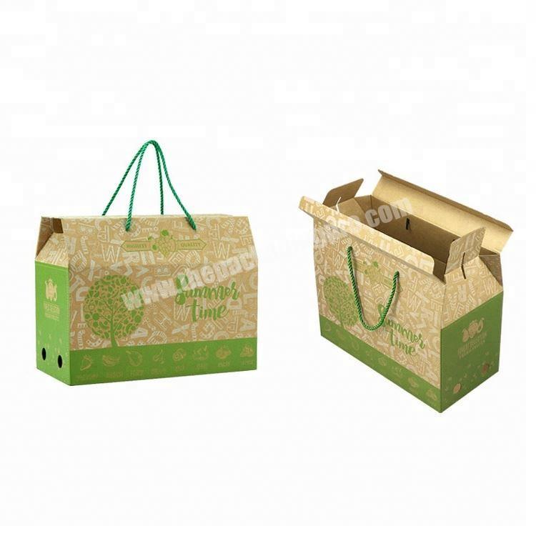 Custom printed corrugated shipping and packing fruit boxes