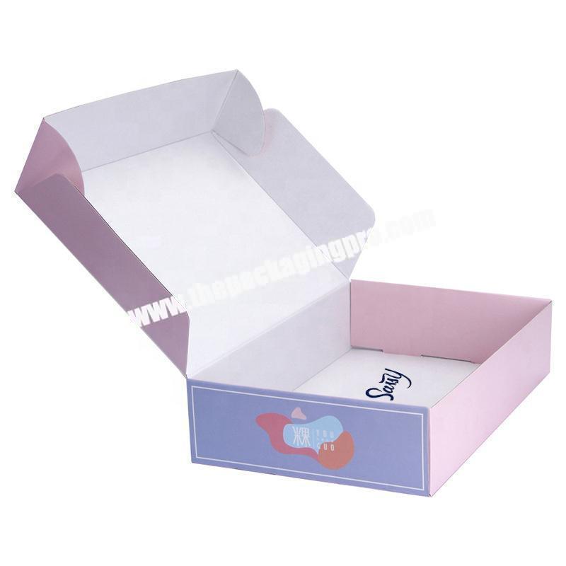 Custom   Cosmetic Packaging Gift Shipping Box Corrugated  Box For Beauty