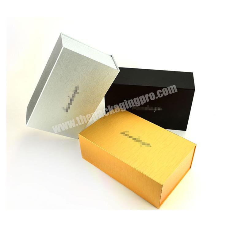 Does not take up space clamshell folding gift box custom cardboard universal shoe box packing box custom