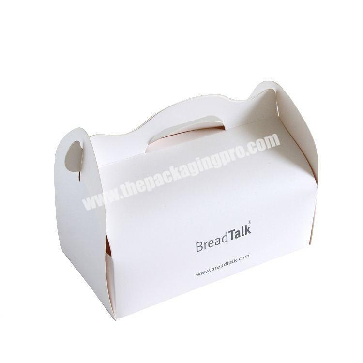 cheap hot sale custom design cake takeaway box folding  reusable cake box