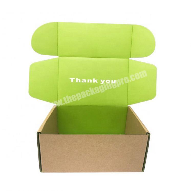Custom Folding Corrugated White Board Paper Shipping Boxes With Logo