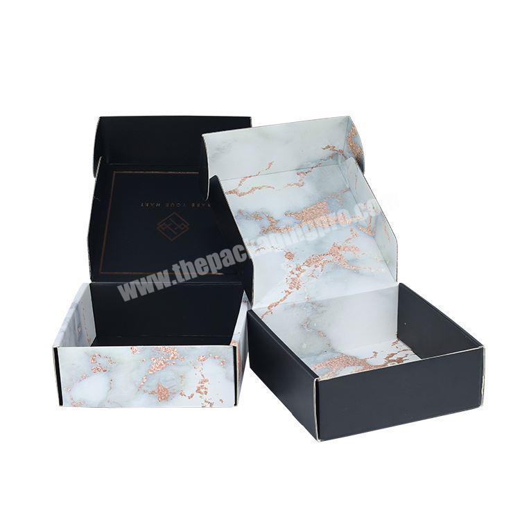 2019 China custom paper corrugated mailer box suit shipping box for packaging