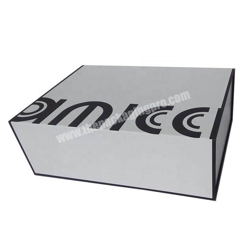 Custom White Folding Cardboard Paper Magnetic Gift Box China Factory