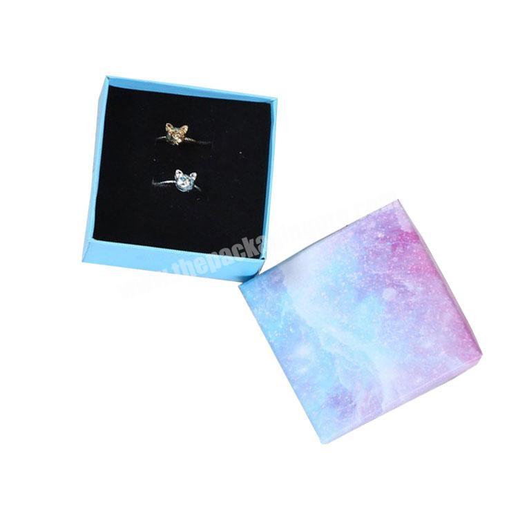 Wholesale customized LOGO Choker Necklace Ring Packaging Jewelry Custom Gift Box