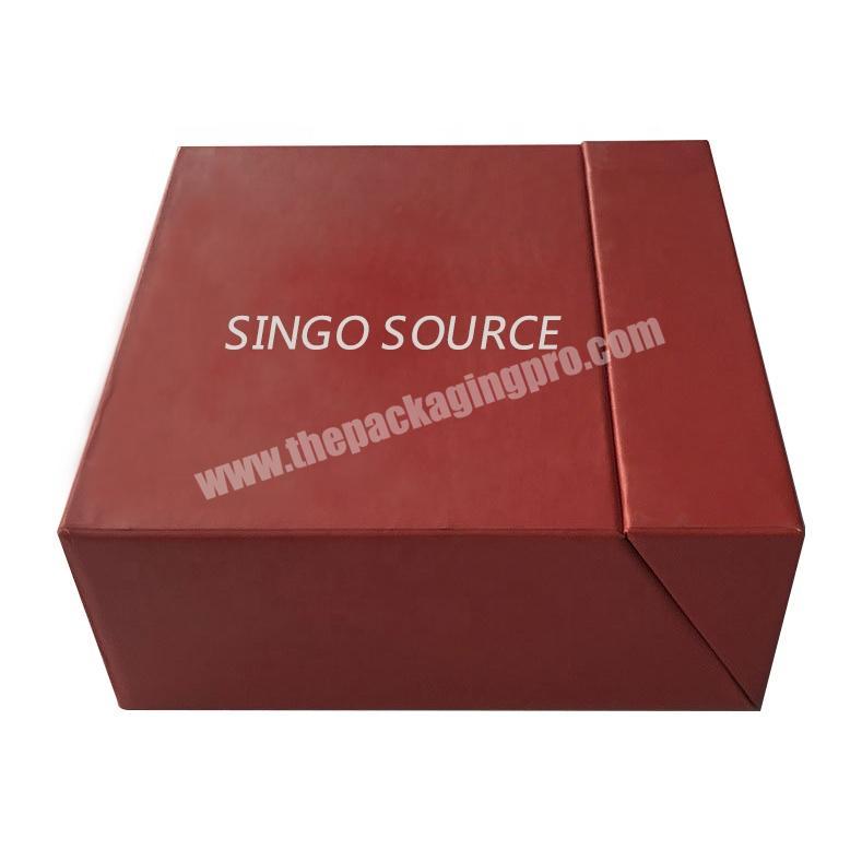 Custom Red Paper Cardboard Drawer Boxes With Personalized Logo Printing