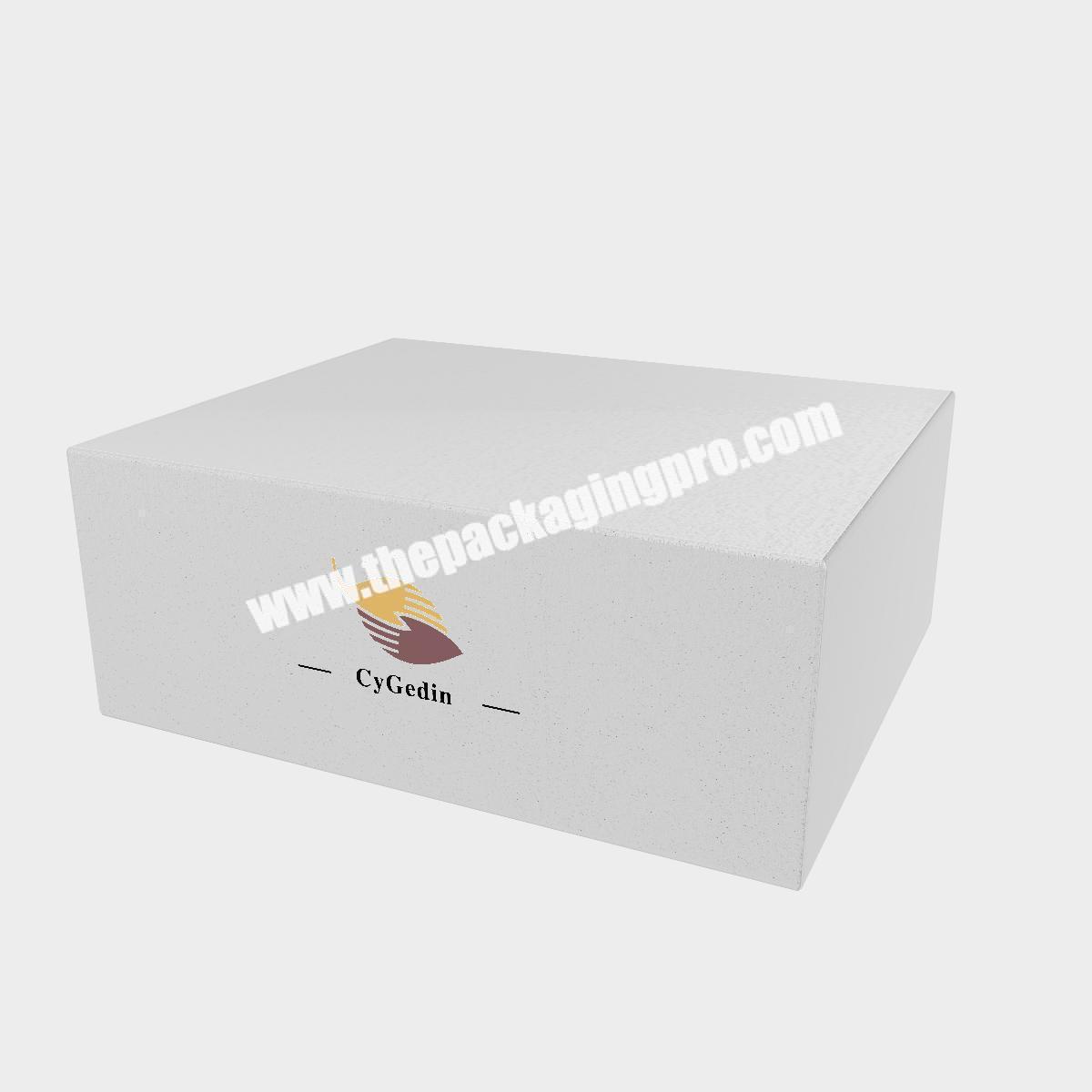 Accept Customized Logo Color Printing Gift Boxes Rigid Cardboard Paper Packaging Box For Children Clothes Shoe GiftPackaging Box