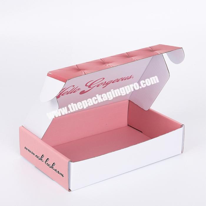 Recycled  beauty cosmetics packaging box shipping boxes with custom logo