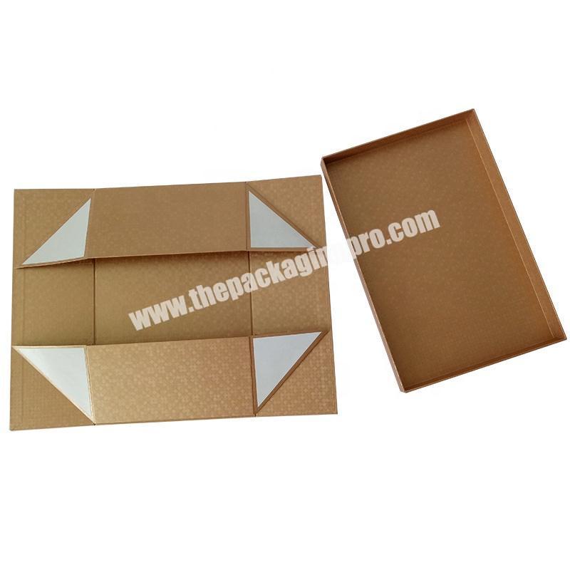 Black Magnetic Closure Folding Packaging Gift Boxes Wholesale With Ribbon