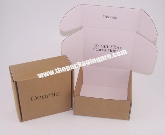Recycle Printed Export  Corrugated Kraft Paper Box Packaging Eco Friendly Mailing Box Cosmetic Packaging Boxes