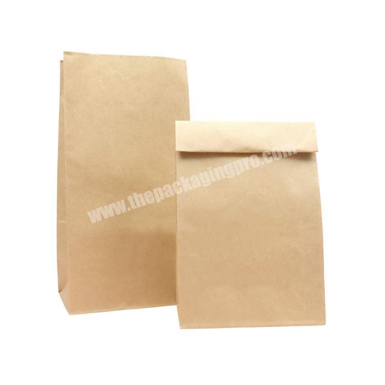 Wholesale Brown Craft Recyclable Wax Sandwich Paper Bag with high quality