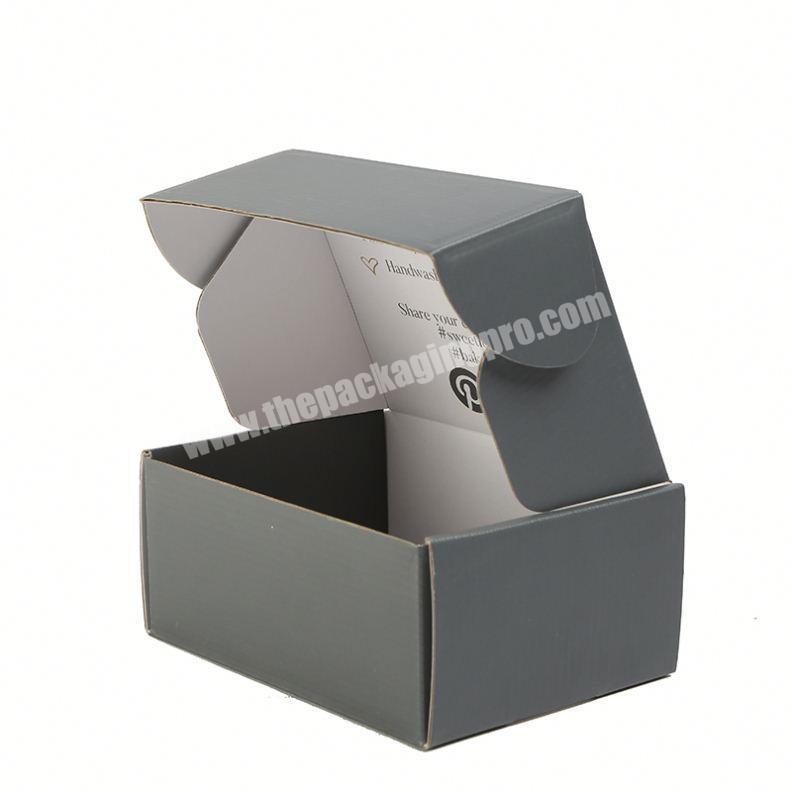 Customized ecommerce colored printed carton paper card mailer box