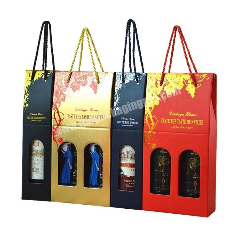 Factory Directly Supply Favourable Price Widespread Custom Wine Case Box Packaging