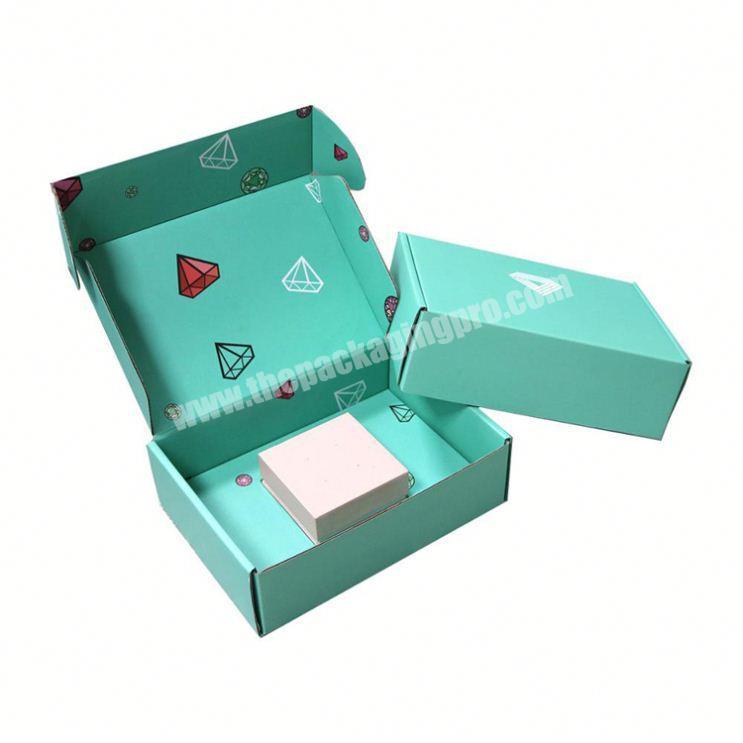 High quality Matt Colored Corrugated Mailing Boxes colorful packing & shipping & folding boxes
