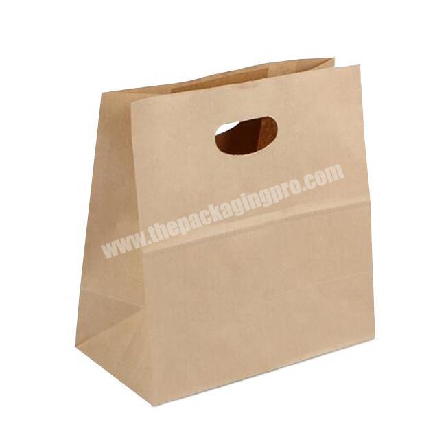 Paper Shopping Bags Brown Craft Food Take Away Paper Bag Bulk