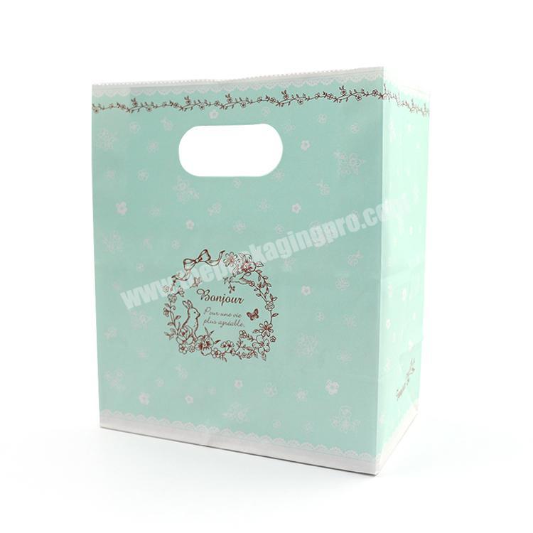 high grade durable custom design printing paper die cut personalized gift bags