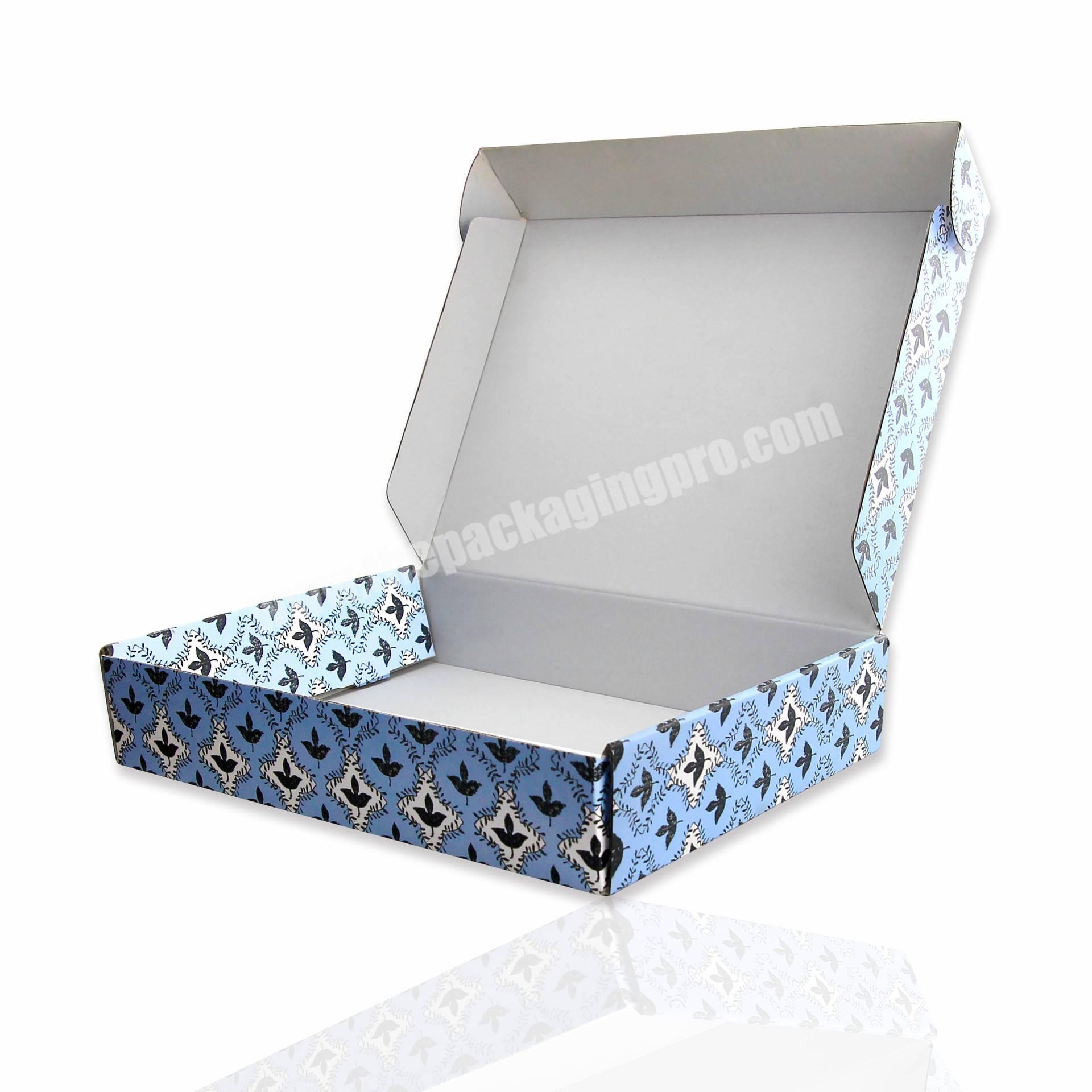 Custom factory prices luxury shoe cardboard corrugated shipping gift packaging boxes with disposable tape seal