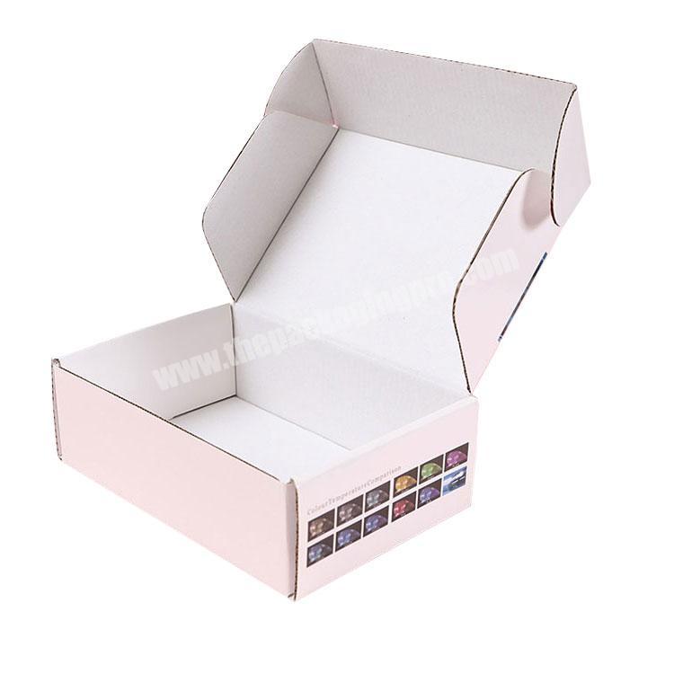 Customized environmental transport cardboard box color corrugated carton packaging wholesale high quality