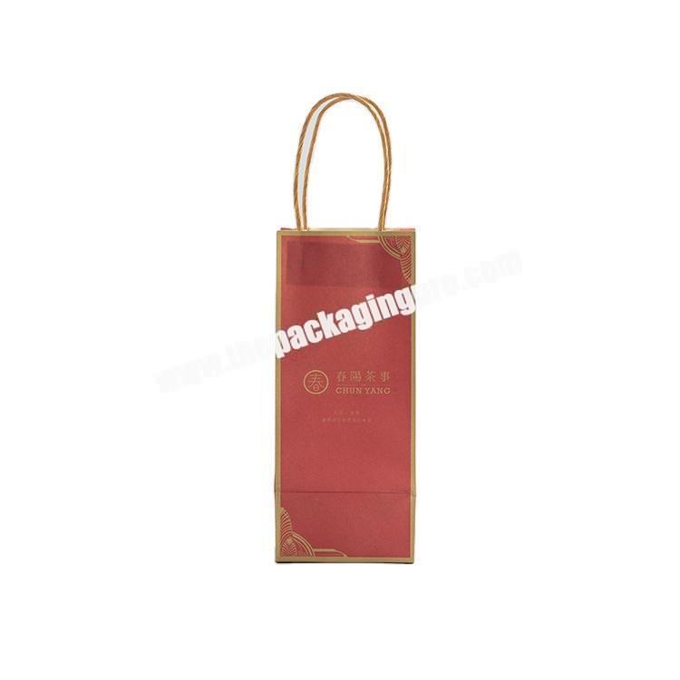 Qualities product kraft brown paper bag decorative kraft paper bag