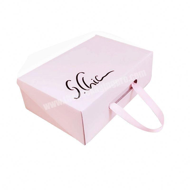 New arrival custom matt pink paper packaging corrugated box for mailing