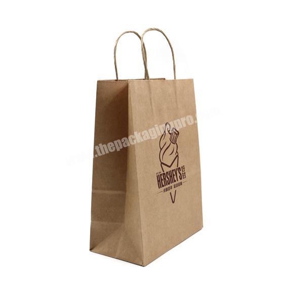Logo Luxury For Gift Kraft Machine Recycled Ribbon Print Paper Shopping Bag China