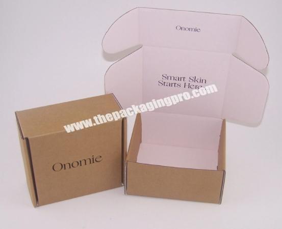 Recycle Printed Export  Corrugated Kraft Paper Box Packaging Eco Friendly Mailing Box Cosmetic Packaging Boxes