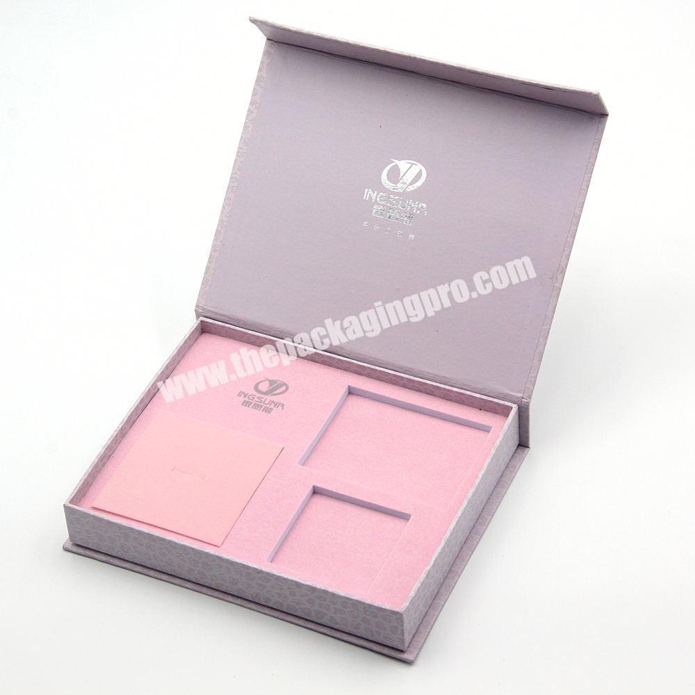 wholesale  hot sale custom jewelry box inserts clamshell jewelry box mirror jewelry box