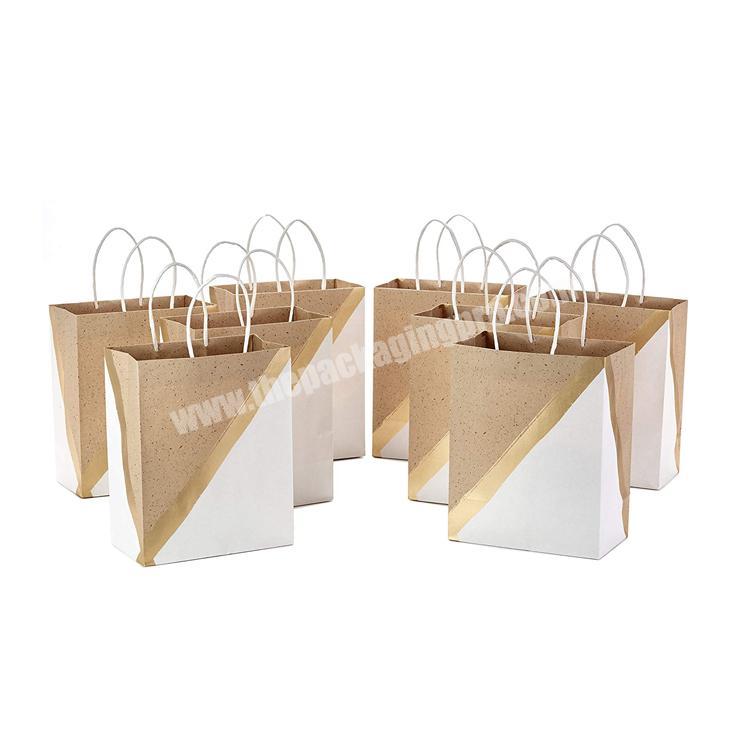 Wholesale Recyclable Stand Up Craft Kraft Private Customised Logo Paper Bag