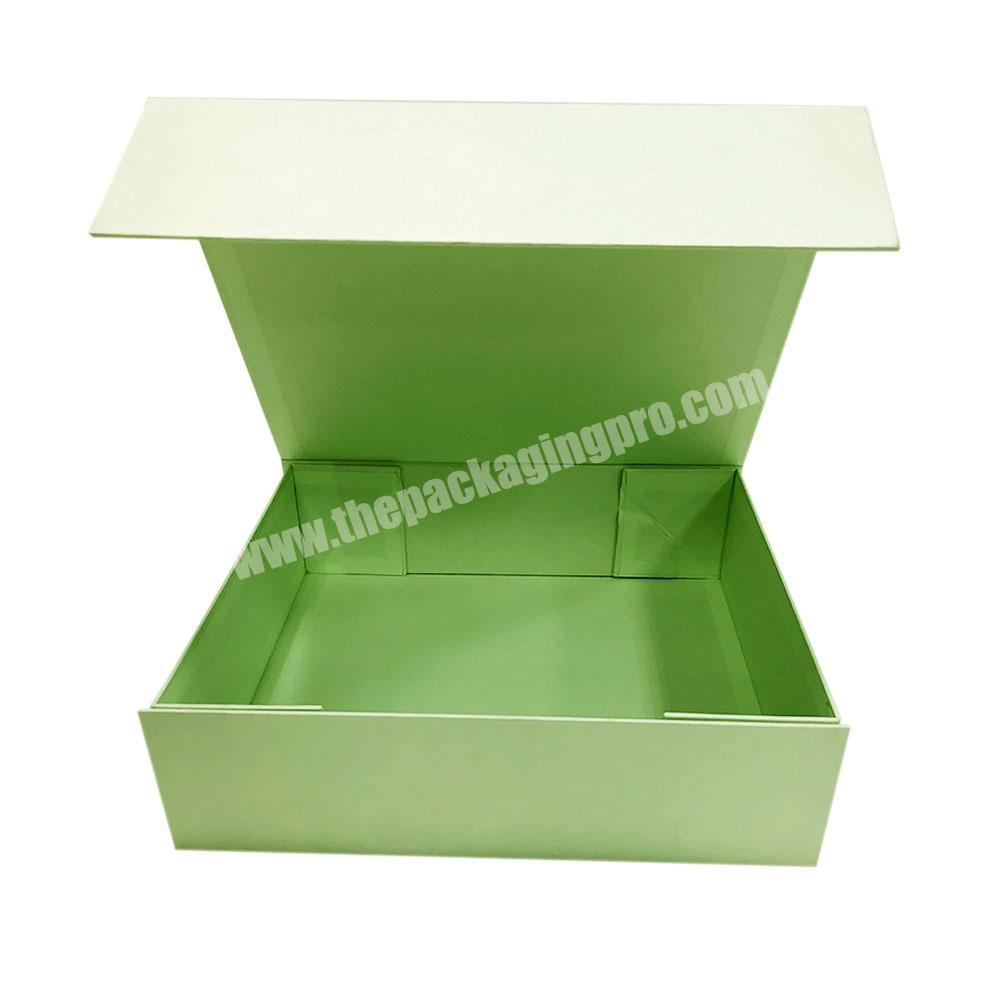 High-end Foldable Paper Packaging Magnetic Custom Logo Printing Rigid Gift Box