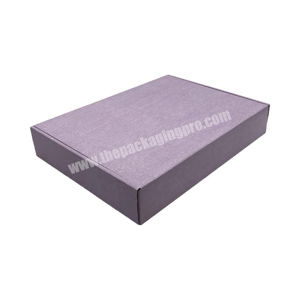 Supplier of Durable Purple Corrugated Paper Package Cardboard Wine Mailing Box Making