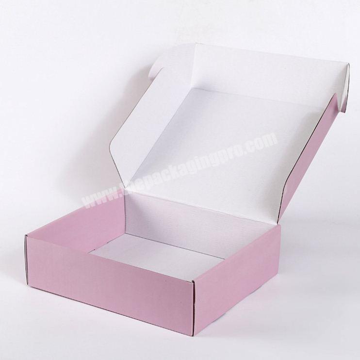 Custom T-shirt Paper Packaging Cardboard Boxes Brown Apparel Corrugated Boxes Packaging