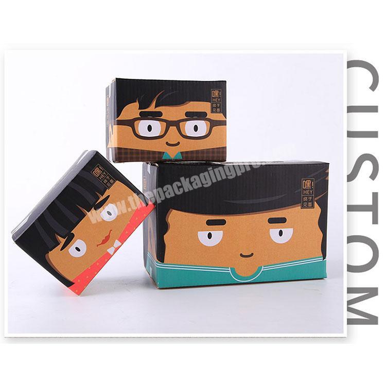 Custom Carton Packaging Recycle Paper Brown Corrugated Box with high quality