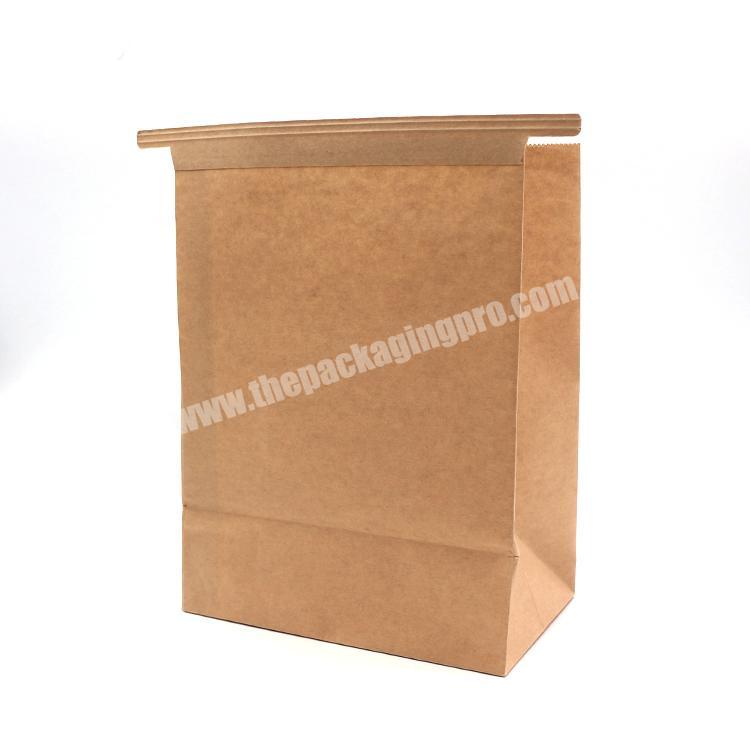 custom high quality printed recyclable take away fast food paper bag