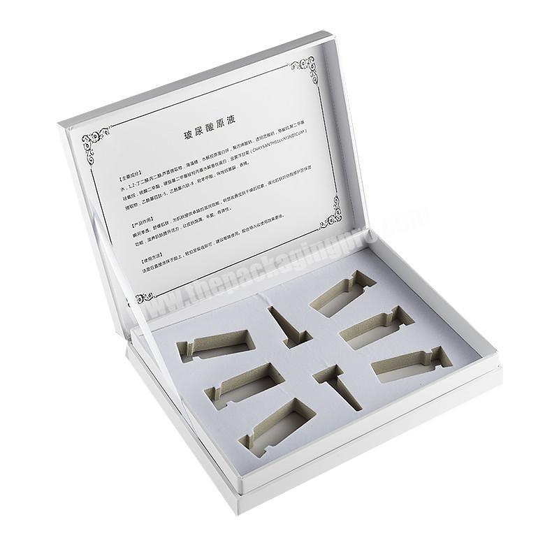 Custom Luxury Rigid Paper Packaging Magnetic Gift Box With Evc Foam Insert