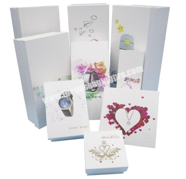 Paper folding decorative gift cardboard box with logo