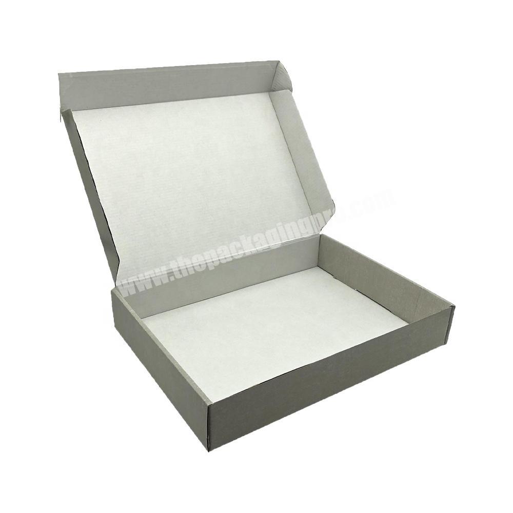 Supplier Printed Gray Cardboard Mailer Box Corrugated for Dropper Bottle Glassware With Insert