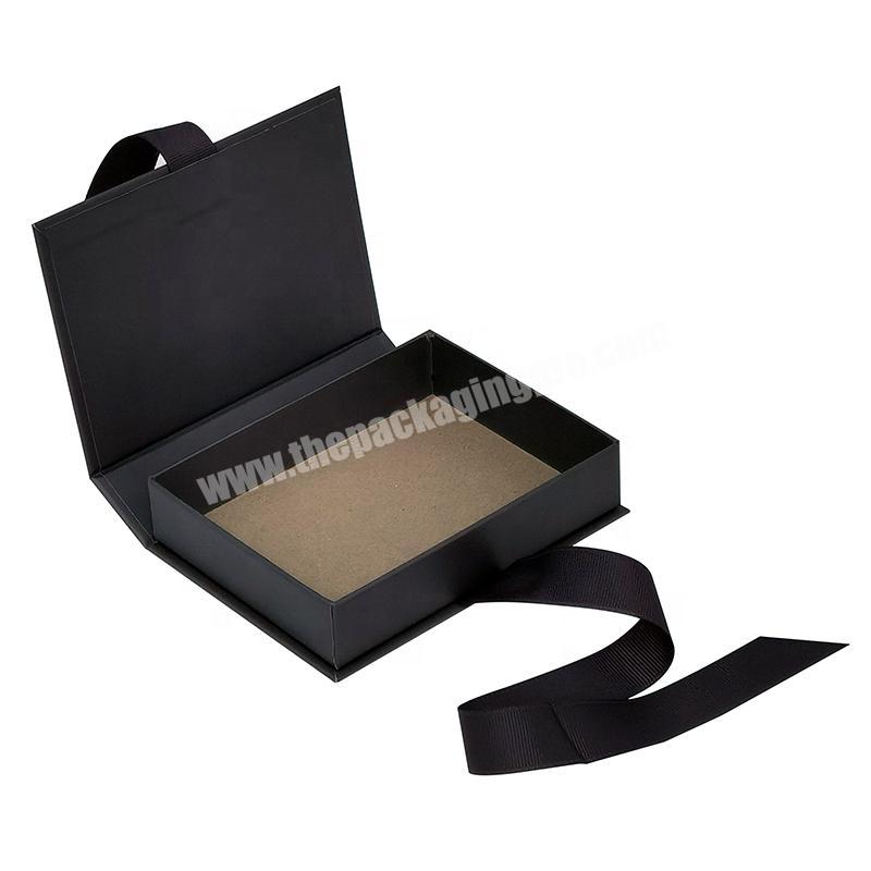 Best Idea Luxury Eyelash Packaging Fixed Ribbon 11 cm Small Gift Box Surprise Cardboard Manufacture