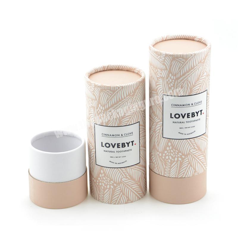 Custom Cardboard Tube Gift Box Packaging for Skincare Products