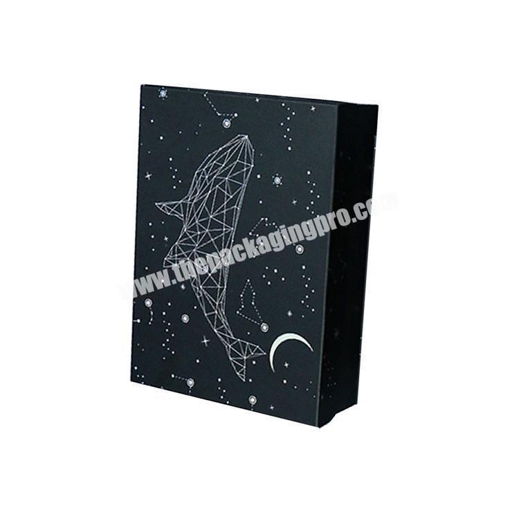 Custom black gift box wholesale price environmentally friendly reusable