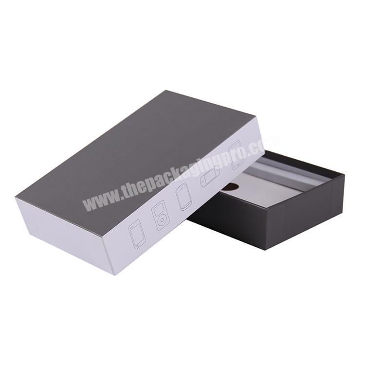Customized color paper box packaging for MP3 Player and electric product packaging box