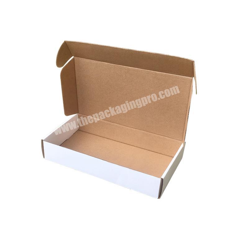 Professional factory popular plain white or brown corrugated shipping boxes for bottle wine glasses