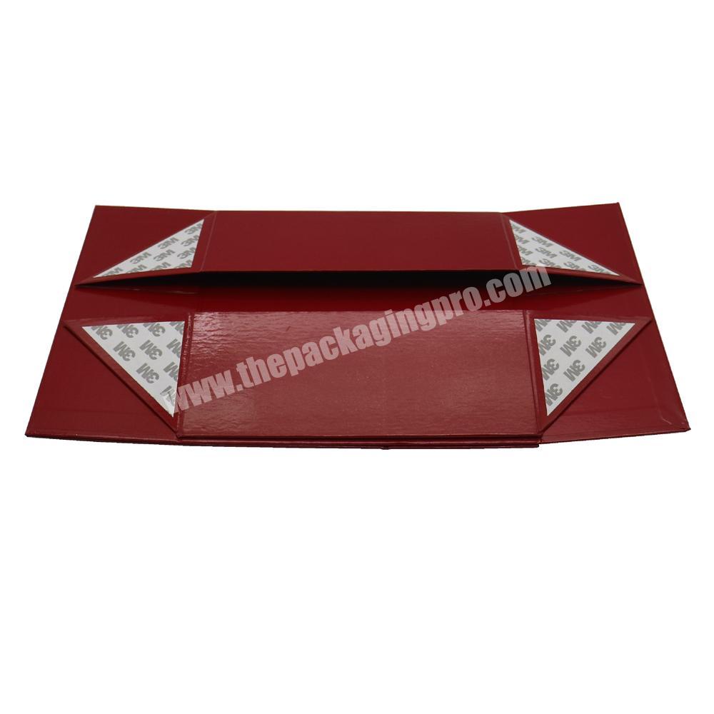 Colored Matt Lamination Wine Magnetic Wholesale Kraft Cardboard Paper Pizza Packaging Folded Box Magnet Foldable Clothes Boxes