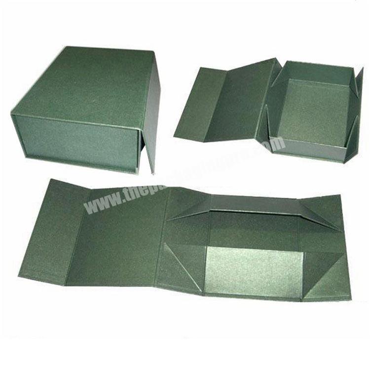 Design Paperboard Colorful Matt Lamination Jewelry Magnetic Cheap Fold Foldable Cardboard High Quality Paper Rigid Folding Box