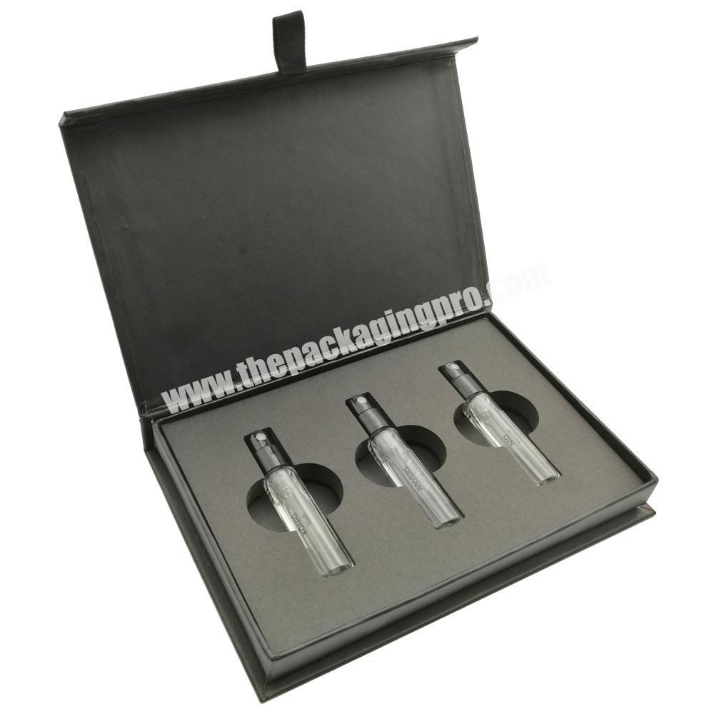 Custom paper luxury sample box perfume packaging