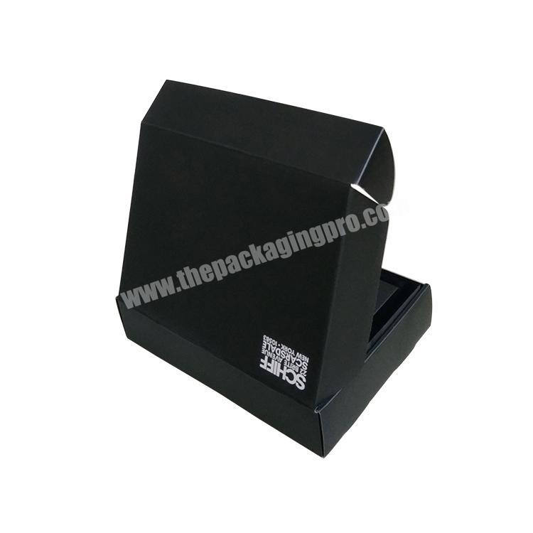 Corrugated Black Hot Stamping Gold Silver E-commerce Airplane Brownie Packaging Phone Tempered Glass Paper Cocktail Plantes Box
