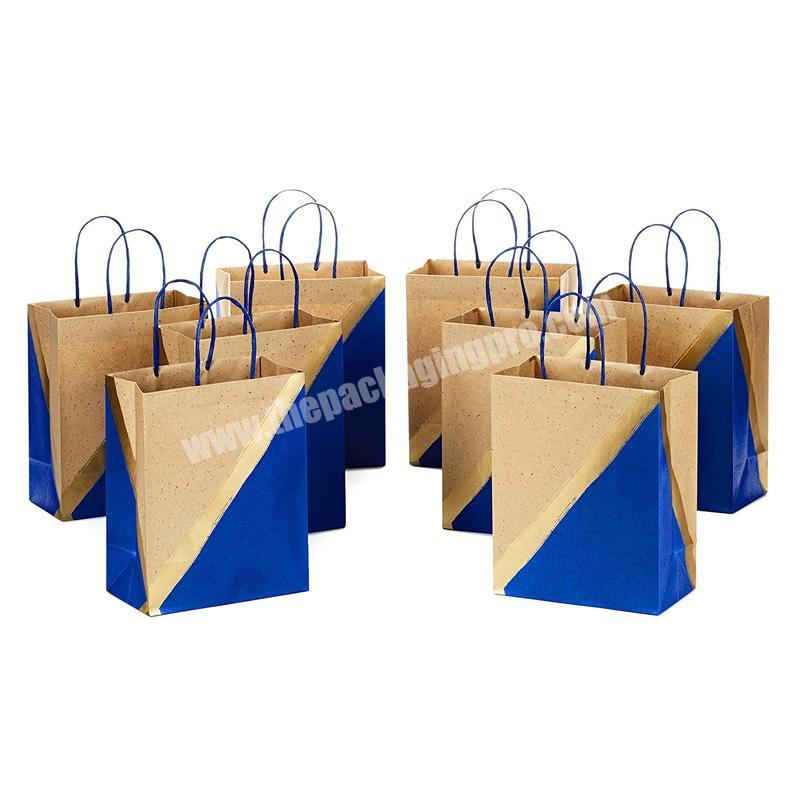 Factory Direct sales customizable size simple style for shopping gift paper gift bag