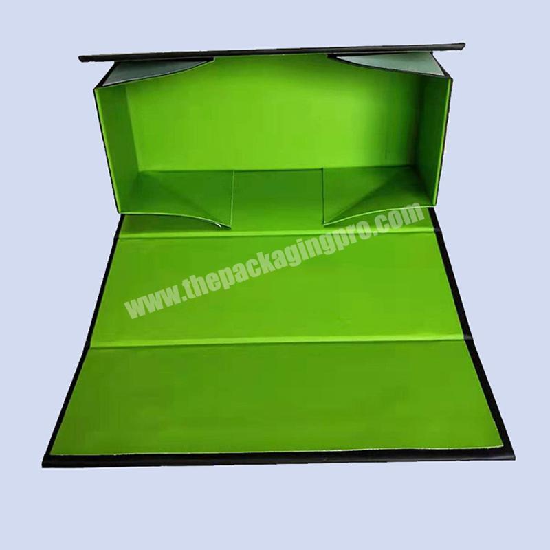 Logo Printed Cardboard Colorful Matt Lamination Wine Customized Folding Magnetic Fold Gift Foldable Rigid Paper Box