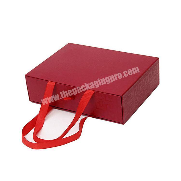 Standard Size Paperboard Rectangle Paper Gift Slide Box Packaging Exquisite Sliding Drawer Soap Boxes