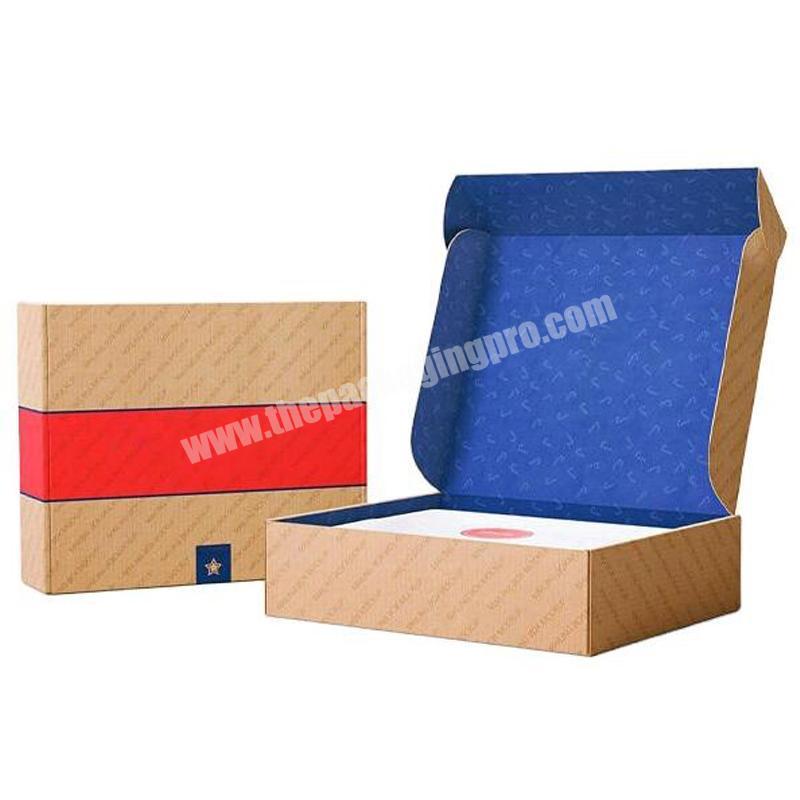 Wholesale corrugated shoe boxes folding corrugated paper delivery gift box