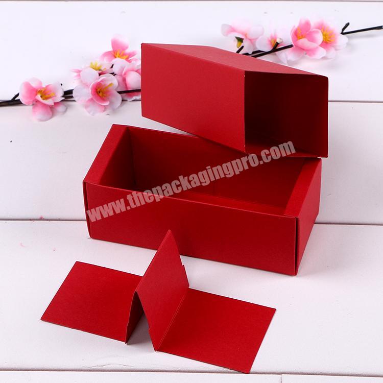 Cardboard Pink Varnishing 2 Piece Wholesale Paper For Empty Chocolate Truffle Handmade Boxes