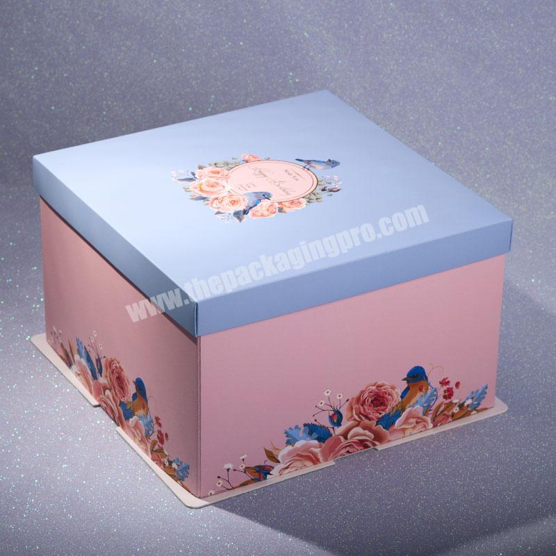 Carton White Varnishing Round Cake Cheap Cupcake Boxes Wholesale Cheesecake Brownie Biscuit Mid-autumn Festival Mooncake Box